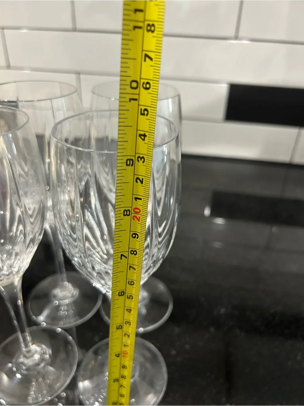 Clear Crystal Wine Glass - Elegant Stemware